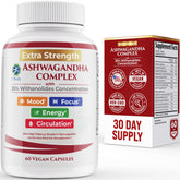 1Body Shoden Ashwagandha capsules bottle for daily calm and balance.