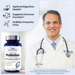 3-pack box of 1MD Complete Probiotics Platinum for convenient daily use
