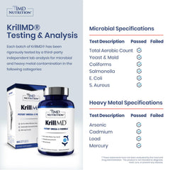 1MD KrillMD front label close-up highlighting astaxanthin content