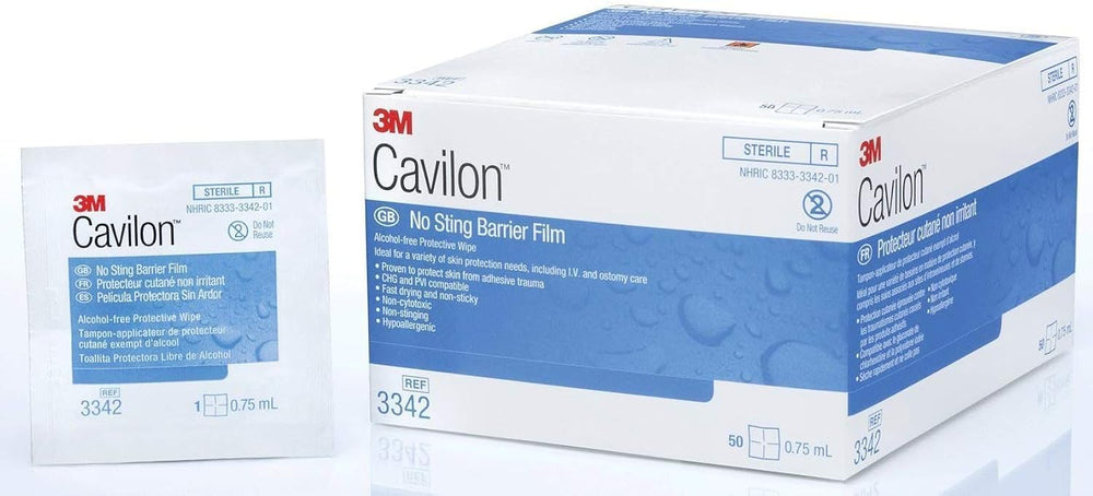 3M Cavilon 1.0 mL sterile wipe for non-sting skin protection and barrier defense
