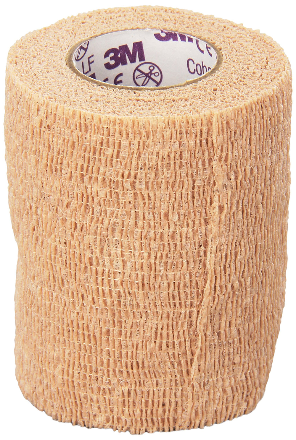 3M Coban LF self-adherent wrap demonstrating hand-tear capability for quick dressing changes