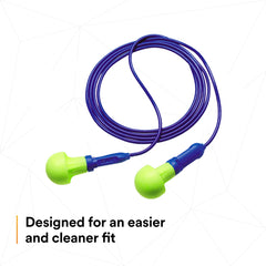 3M E-A-R Push-Ins with soft foam for comfortable wear.