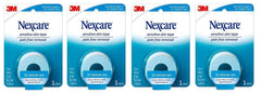 3M Nexcare Sensitive Skin Tape roll with gentle adhesive for comfortable wear.