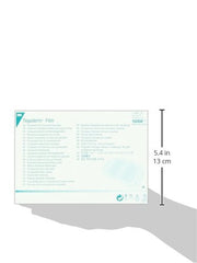 3M Tegaderm breathable film allows moisture and oxygen exchange for comfort.