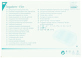 3M Tegaderm transparent dressing with label offers discreet coverage and precise placement.