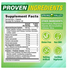 4 TOP CARE H4U bottle back label highlights probiotic and prebiotic support.