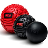 4KOR Massage Ball focusing on back for targeted deep tissue work