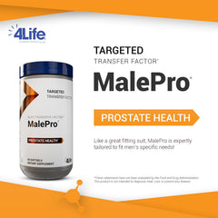 4Life Transfer Factor MalePro capsules with saw palmetto for botanical balance.