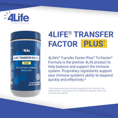 4Life Transfer Factor Plus Mushroom Blend bottle label highlights immune modulation support.