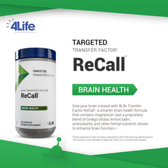 4Life Transfer Factor Recall veggie capsules ready for daily use