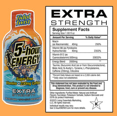 Pour shot showing fast caffeine boost from 5-hour ENERGY Tidal Twist.