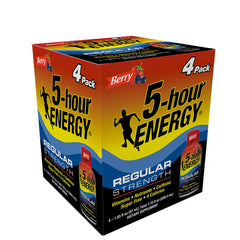 5-hour ENERGY Berry Shot delivers quick focus and sustained daytime energy.