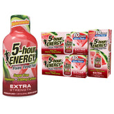 5-hour ENERGY Watermelon shot pour delivers quick, sugar-free energy on the go.