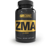 5% Nutrition Core ZMA bottle front showing brand and 90-count capsules for daily recovery