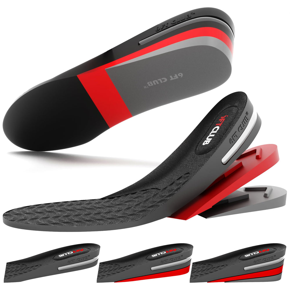6FT CLUB 2nd Gen height-insole layer one for casual wear with gentle lift.