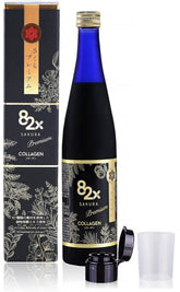 82X Collagen Premium bottle showing marine collagen liquid for skin and hair support