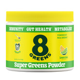 8Greens super greens powder bottle for daily wellness routine