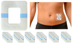 A1C WEAR patch on Tandem Mobi sleeve, waterproof exterior keeps patch secure during movement.