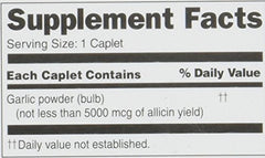 AB Garlique caplets high allicin potency supports potential cardiovascular benefits.