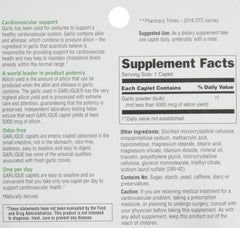 AB Garlique caplets odorless design promotes easy swallowing and digestion.