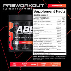 ABE All Black Everything preworkout scoop dispense ready to mix.