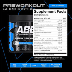 ABE All Black Everything tub label with clear ingredients and usage information