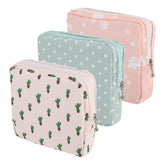 Abeillo sanitary napkin storage bag plaid pattern keeps you organized on the go