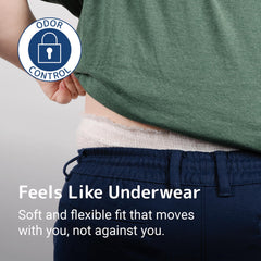 Abena Pants Premium XL3 TopDry quick-absorbing system keeps surface dry.