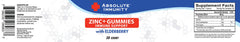 Absolute Immunity gummy bears close-up showing chewy texture for family-friendly wellness