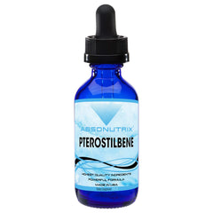Absonutrix Pterostilbene bottle front highlighting premium formula for healthy aging support