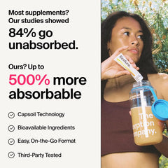 The Absorption Company Calm supplement watermelon lemonade stick supports focused relaxation