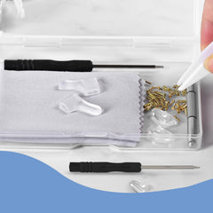 AccEncyc plastic tweezer for grasping tiny screws with steady control