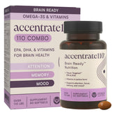 Accentrate110 bottle front for daily focus support.