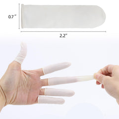 acDesign dedos desechables de látex ultrafinos para comodidad y destreza.