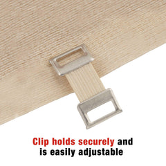 ACE Banda elástica con clips de ajuste seguro para sujeción estable.