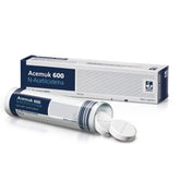 Acemuk NAC 600 mg tablets pack shown, supporting daily antioxidant-friendly routines.