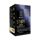 ACTIF Stem Cell Mega Support bottle close-up highlighting 15 factors for cellular health