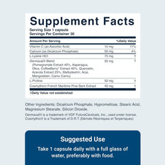 ActivatedYou Essential Skin Food capsules close-up showing plant-based ingredients