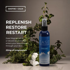 Activation Ease Magnesium Spray application close-up shows fast absorption without irritation.