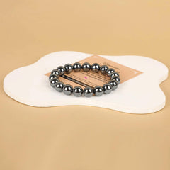 AD Beads 8mm mixed-gemstone bracelet on elastic cord for everyday versatility