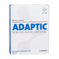 Adaptic non-adherent dressing in an application scene helps manage exudate and reduces trauma.