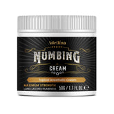 Adellina Numbing Cream bottle showing cooling sensation on contact