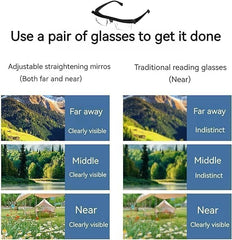 Adjustable Reading Glasses flexible frame comfort for all-day wear.