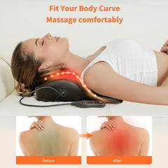 Admbm neck and shoulder massage pillow with adjustable speed for tailored relief.