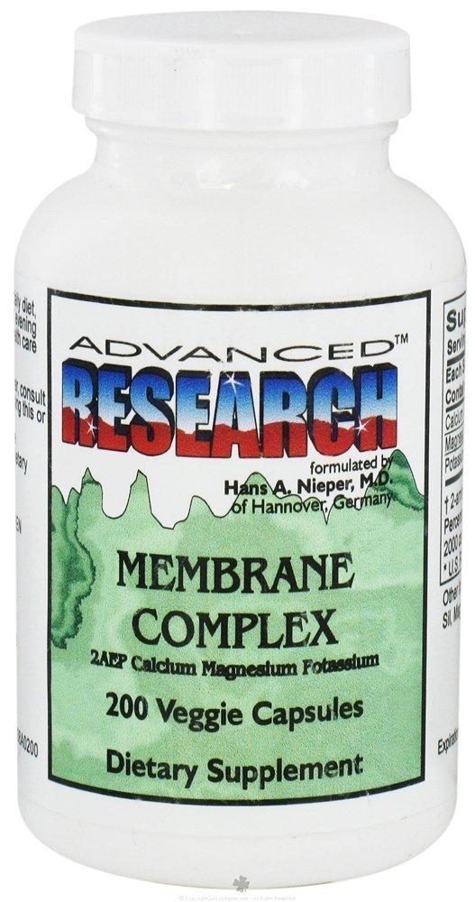 Advanced Research Membrane Complex bottle with 200-veg capsules supports daily mineral intake