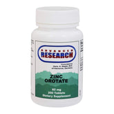 ADVANCED RESEARCH Zinc bottle with zinc orotate tablets for daily wellness use