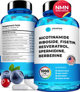 AdvantageNutra liposomal nicotinamide riboside bottle for steady daytime energy support