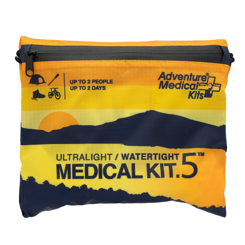 Adventure Medical Kits ultralight watertight kit in a side pocket for quick outdoor access.