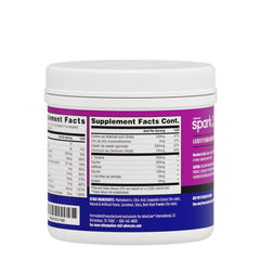 AdvoCare Spark grape in a glass, ready for a focus-enhancing drink.