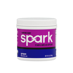 AdvoCare Spark grape tub front, signaling an energy-boosting powder.